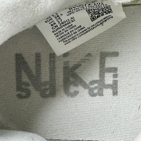 Nike Shoes LDWaffle x Sacai White Nylon Suede Mens Size 6 Sneakers - Picture 15 of 16